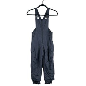 Cherokee Navy Blue Boy's Front Zip Down One Piece Winter Snow Suit‎ Bib Size XS